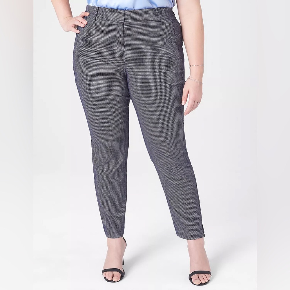 Lane Bryant Slim Ankle 4-Season Pant in Maritime Blue